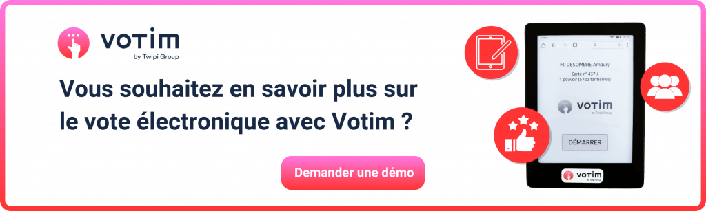 le vote électronique avec Votim
