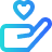 fi rs hand holding heart