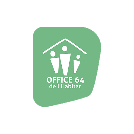 Logo de Office 64 de l'Habitat client de Twipi Group.