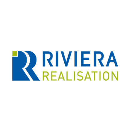 Logo de Riviera Réalisation client de Twipi Group.