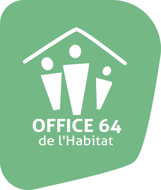 Accueil 49 Logo de Office 64 de l'Habitat client de Twipi Group.